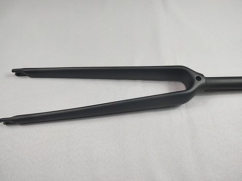 Miniatura 5 de Horquilla de bicicleta de carretera Horquilla de 1 "Horquilla de tubo recto Horquillas de fibra de carbono completa 700C Horquilla de carbono Negro