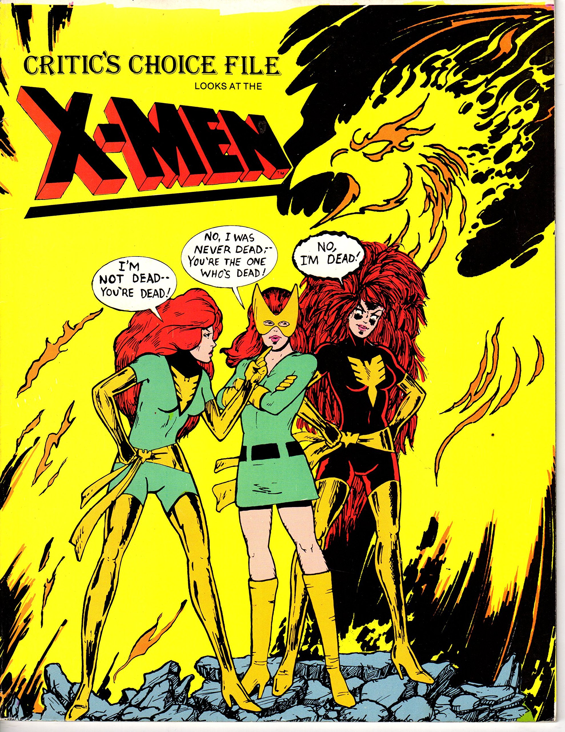 Cover of Critic's Choice File Looks at the X-Men