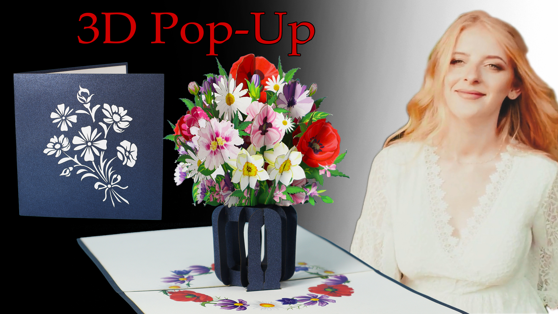 LINPOPUP®, Carte Pop Up, Carte De Voeux, Carte De Vœux | FindTheDeal