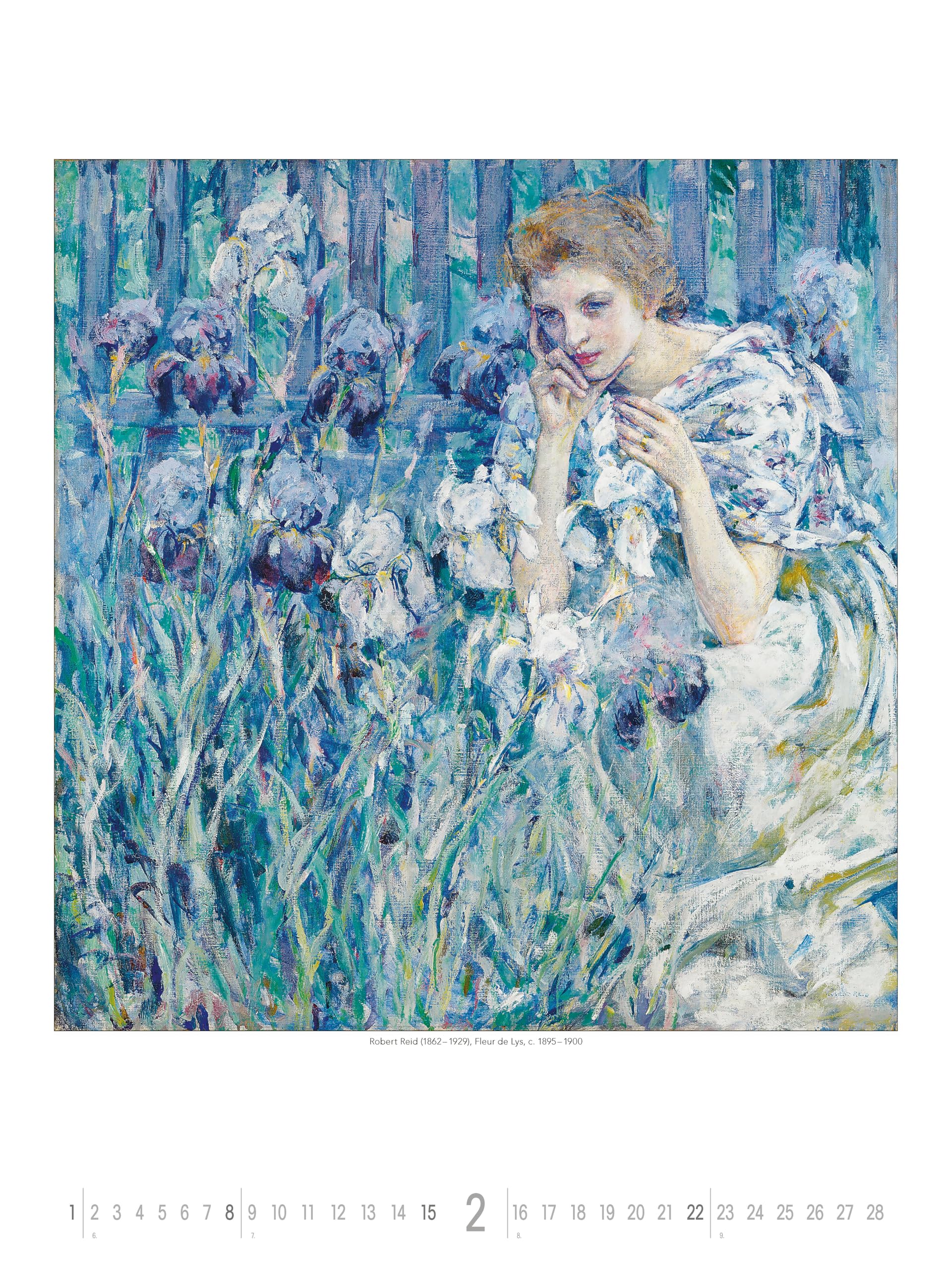Alpha Edition - I giardini più belli dell'impressionismo 2026 – Calendario artistico 42 × 56 cm con capolavori di Monet, Renoir, Degas – Calendario decorativo da parete per gli amanti dell'arte e del