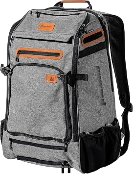 Franklin Sports Baseball + Softball Backpack - MLB + USA Baseball and Softball Equipment Bag + Fastpitch Softball - Youth + Adult Batpack Batpack for Bat/Glove/Helmet/Cleats and More - Multiple Colors