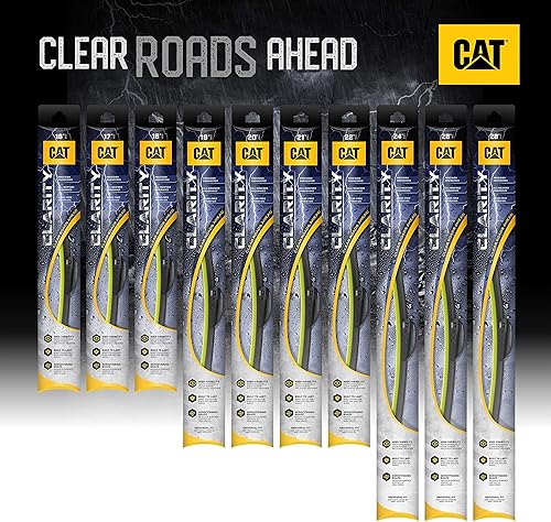 Miniatura 9 de Caterpillar Clarity - Limpiaparabrisas de repuesto de rendimiento prémium para todas las estaciones, para coche, camión, camioneta, SUV, 18 + 28