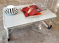 Vista 1 de Escritorio plegable para laptop, mesa plegable para portátil, soporte plegable para portátil, bandeja de cama ultraligera de aluminio para desayuno