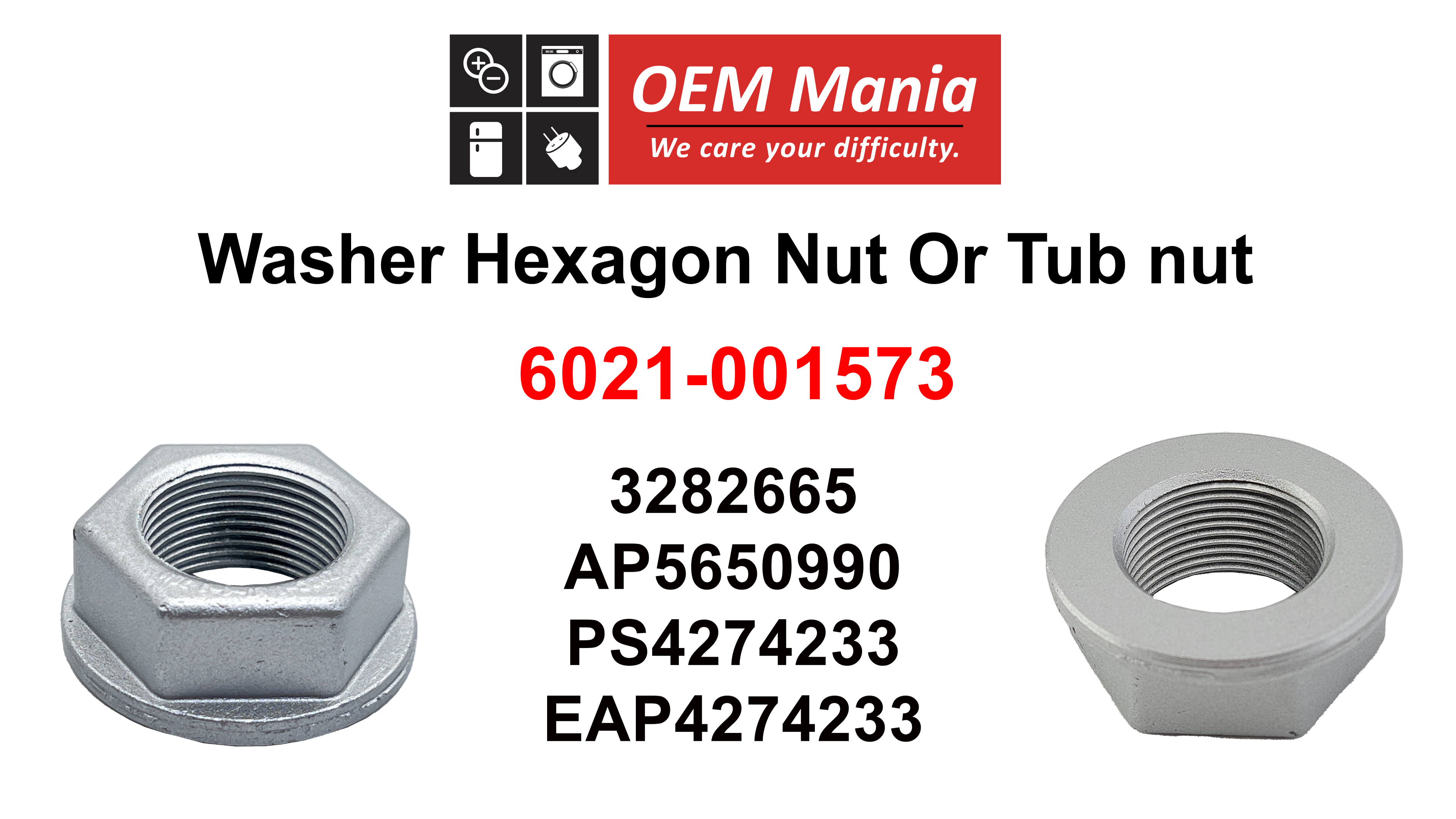 Amazon.com: [6021-001573 Nut OEM Mania] 6021-001573 for
