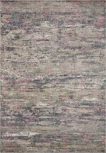 Loloi Arden BerryMulti - Alfombra decorativa de 2 pies 6 pulgadas x 4 pies