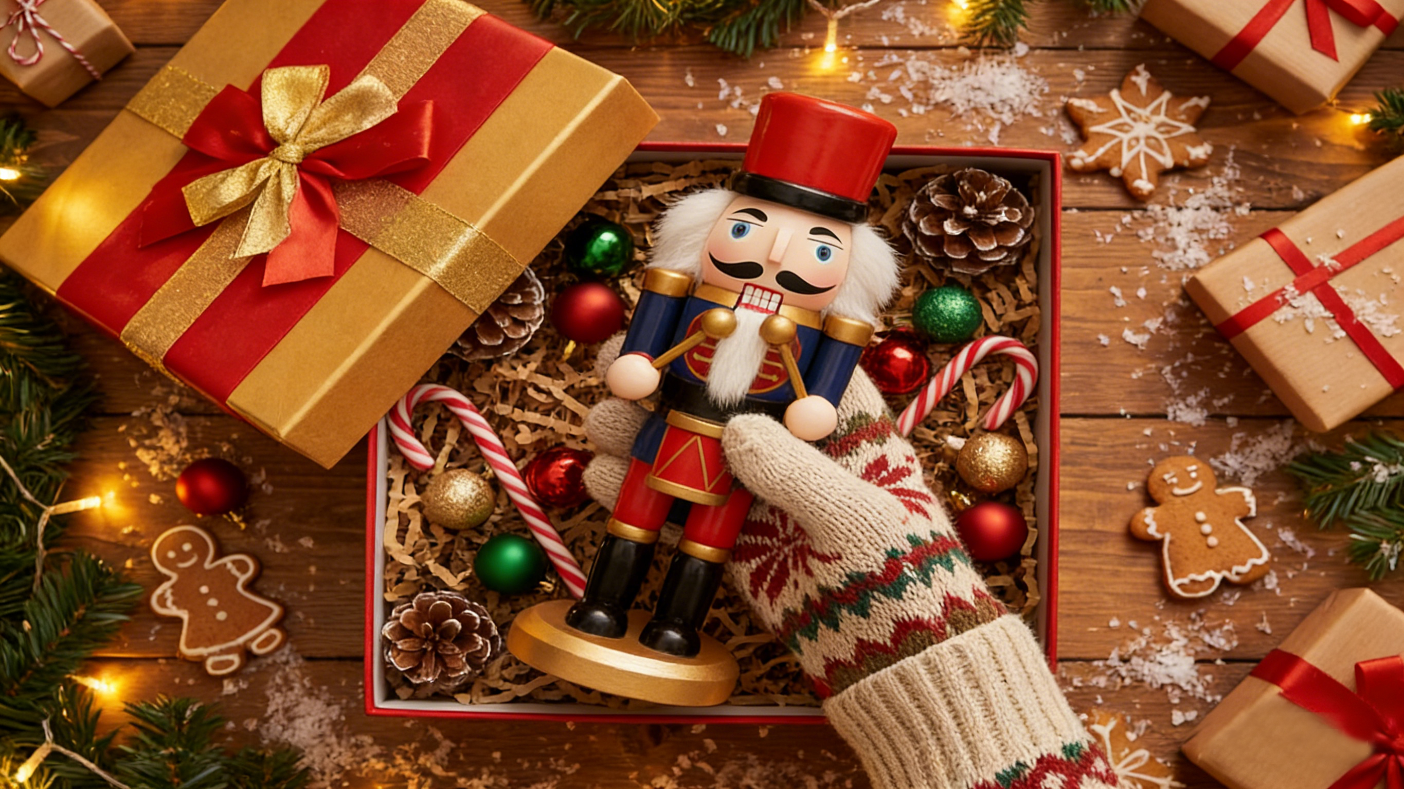 AMOR PRESENT Nutcracker Christmas Decor, Christmas Ornament