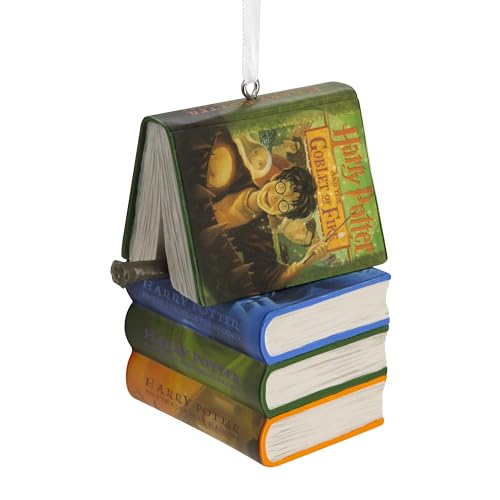 Hallmark Harry Potter Bücher & Zauberstab Hängende Ornament...