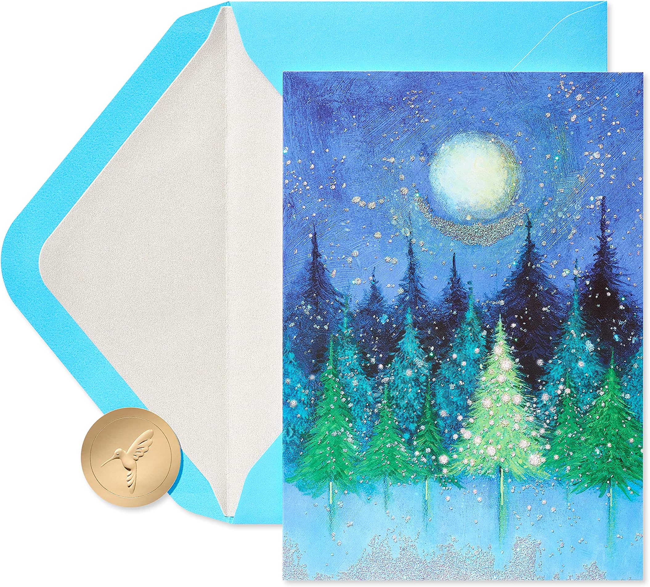 PapyrusBoxed Christmas Cards with Envelopes, Peace of the Season, Holiday Tree (14-Count)