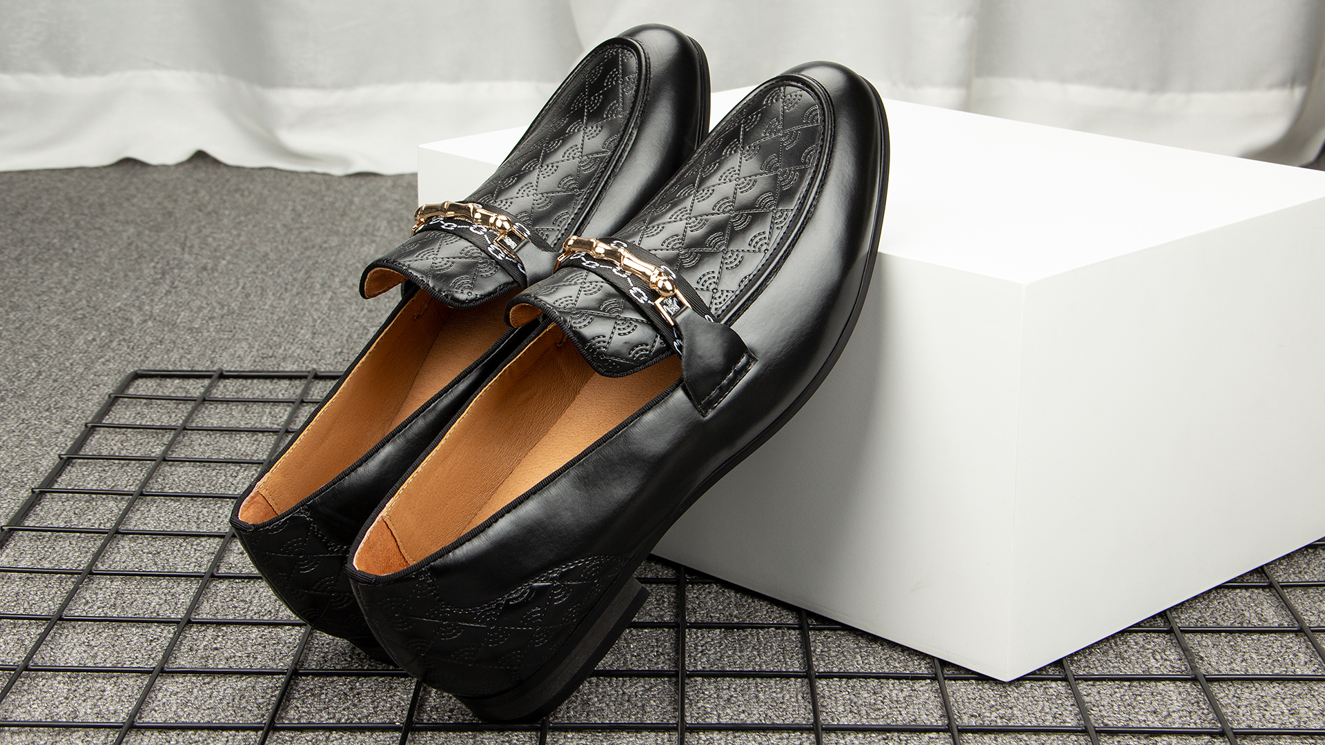 MEIJIANA Loafers Heren Casual Schoenen Heren Kunstleer Schoenen Loafers Heren Moccasin, Wit-02, 44 EU (11 UK