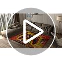 Gaming Area Rug for Boys Bedroom - Yellow Gaming Carpet Rug for Kids Boys Room Video Games Carpet Gamepad Themed Rugs Kids Room Decor, 80" L x 58" W
