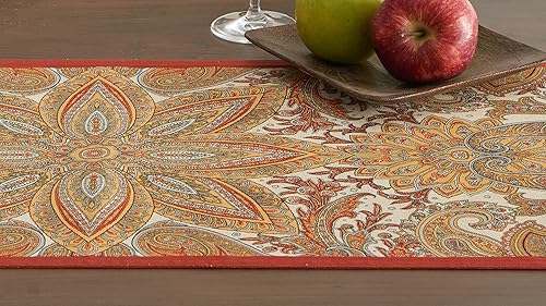 Miniatura 9 de Camino Maison d' Hermine de mesa, 100 % algodón, diseño para Día de Acción de Gracias y Navidad