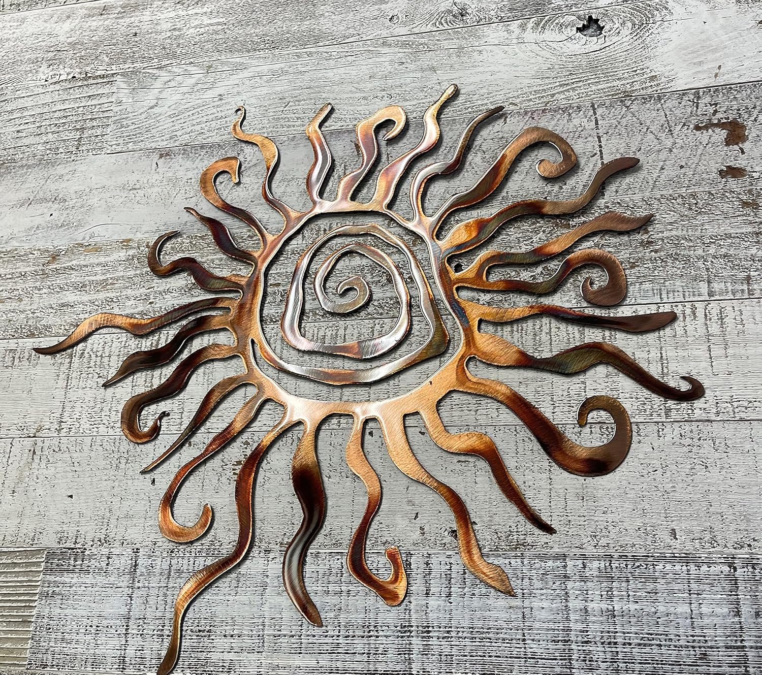 Southwestern Sun Metal Wall Art 17", 24" 30" and 36"