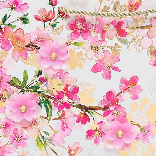 Miniatura 3 de Papyrus Bolsa de regalo grande de 13 pulgadas (flor elegante) para bodas, despedidas de soltera, cumpleaños y todas las ocasiones (1 bolsa)