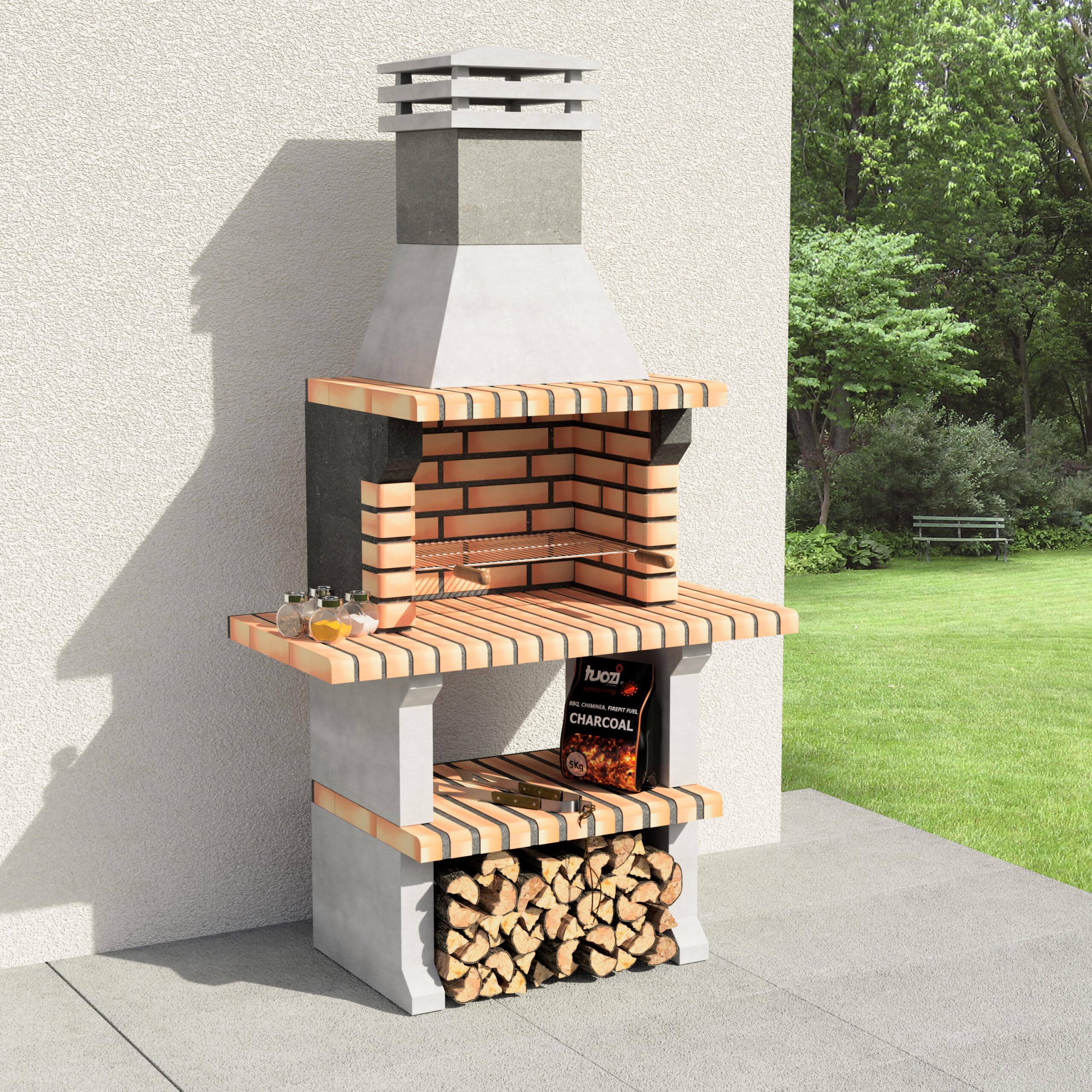 Movelar Barbecue Liz XL Plus con mini panchine