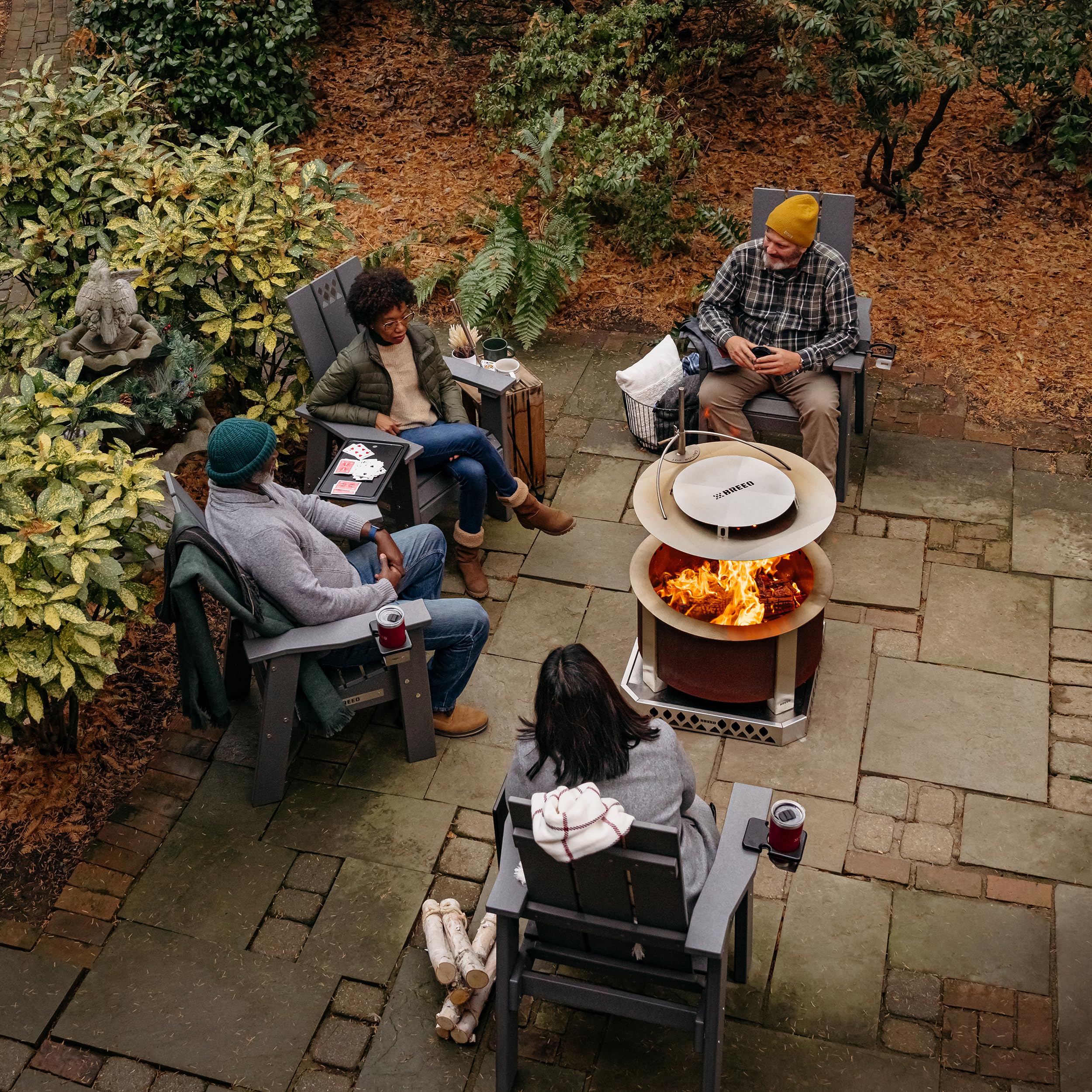 Sam's Club Fire Pit Picks for Outdoor Heat in 2026 1 Breeo X Series 24 - Corten Steel Smokeless Fire Pit for Outside - 27.5 — product photo