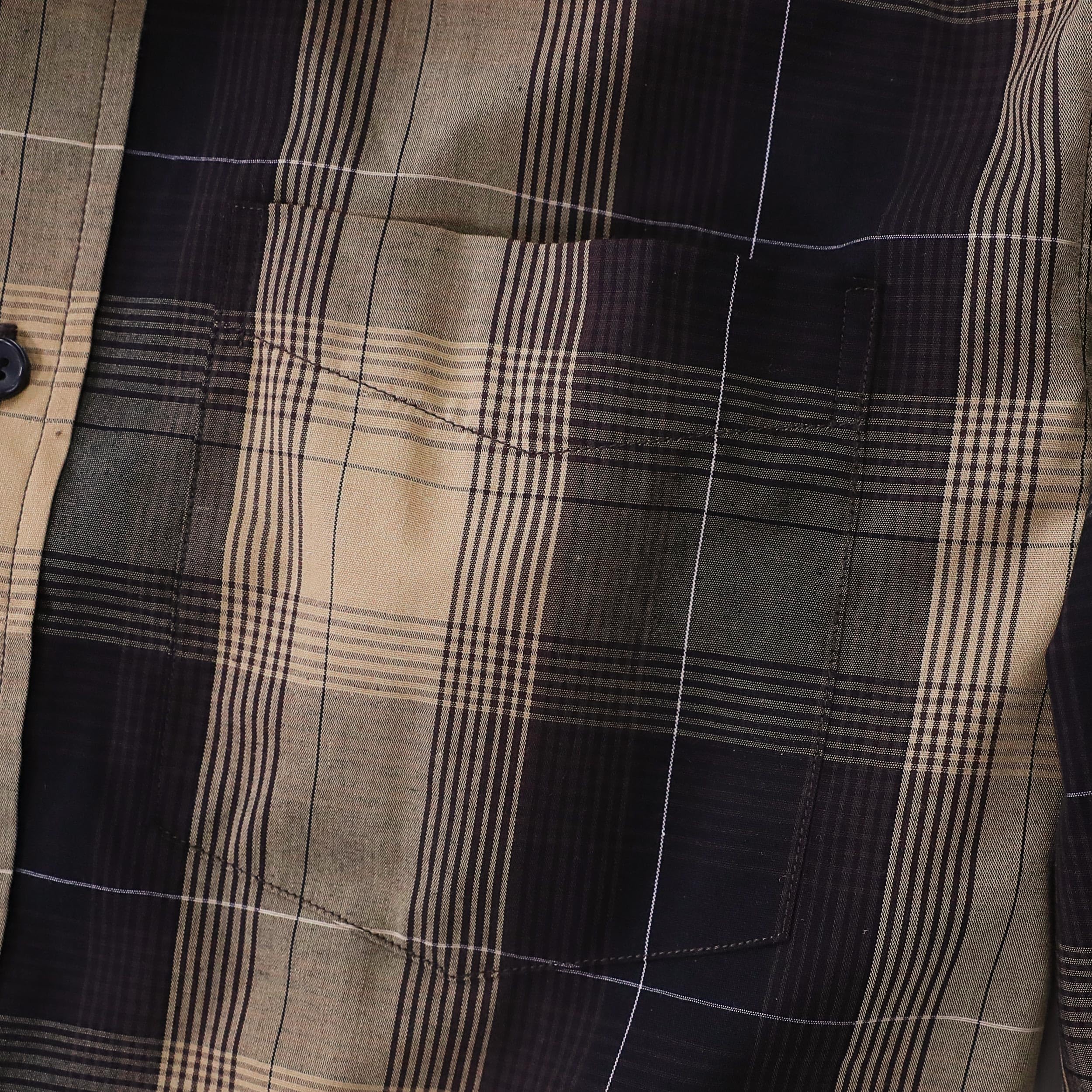 Dubinik® Camicia Quadri Uomo Casual Leggero Botton Down Regular Fit con Taschini