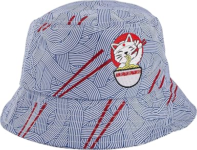Blackskies Ramen Bucket Hat Unisex Sun 
