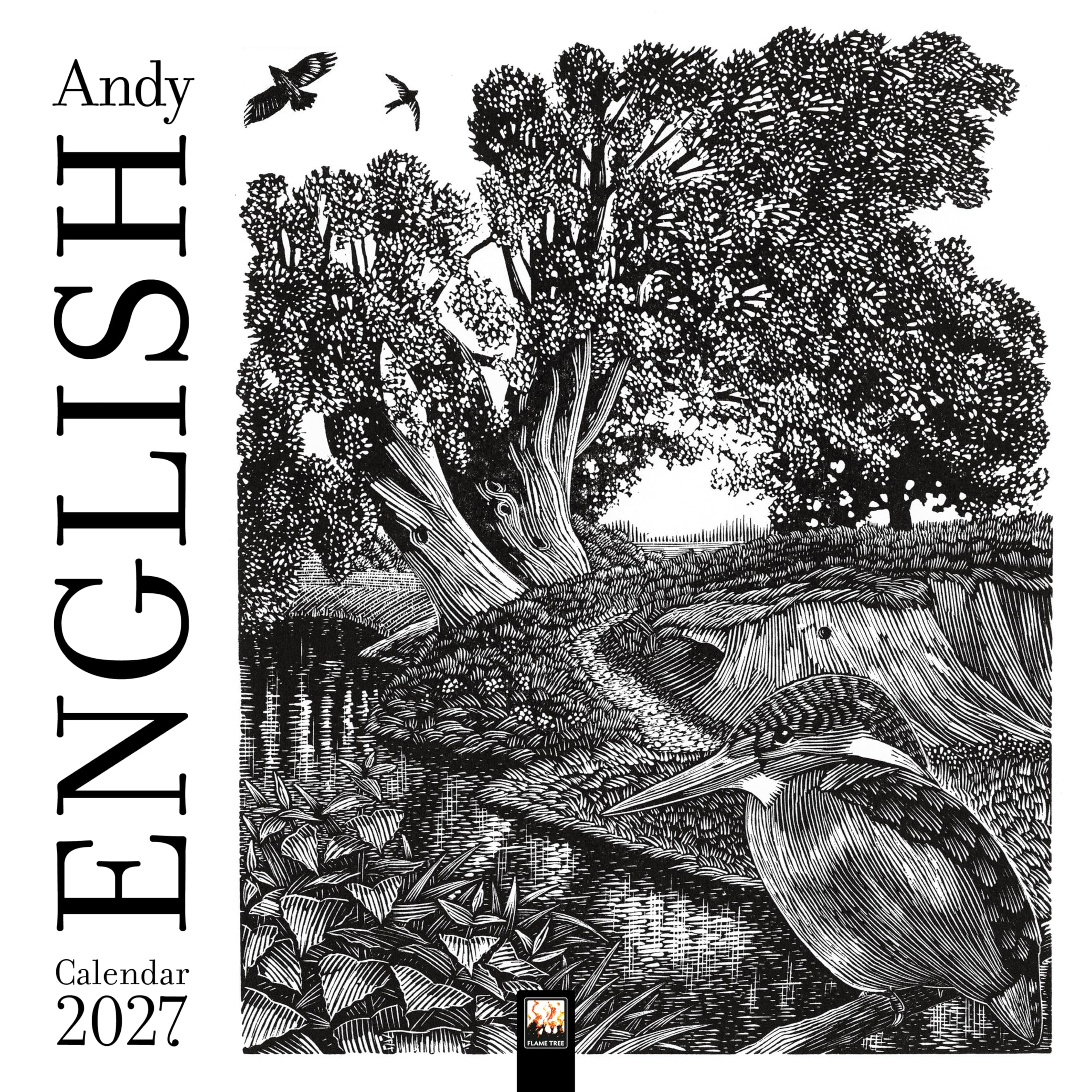Andy English Wall Calendar 2027 (Art Calendar)