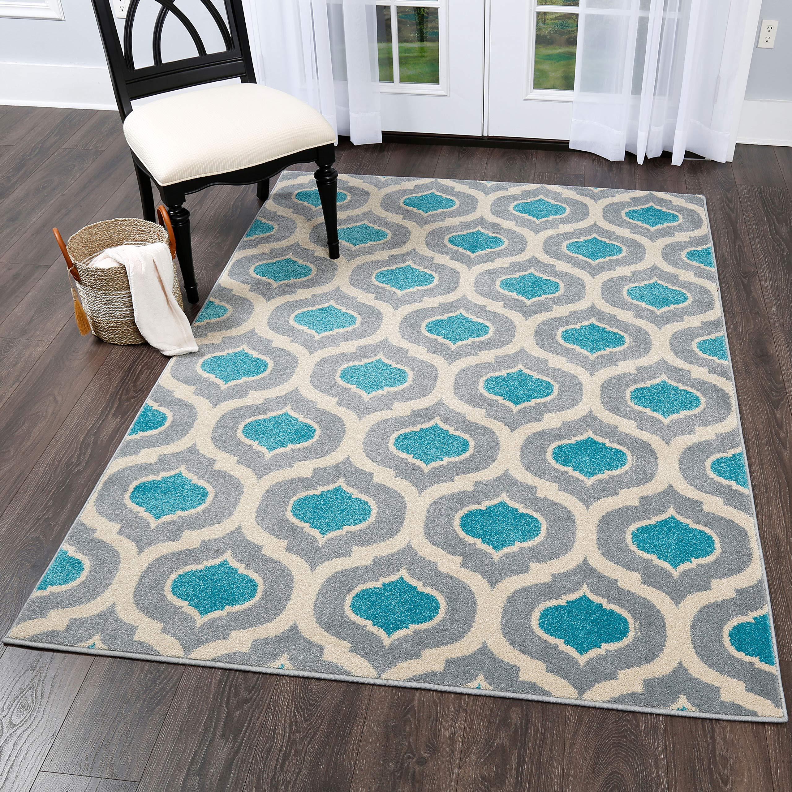 Home DynamixSerena Saba Rug, 20"x32" Rectangle, Ivory/Gray