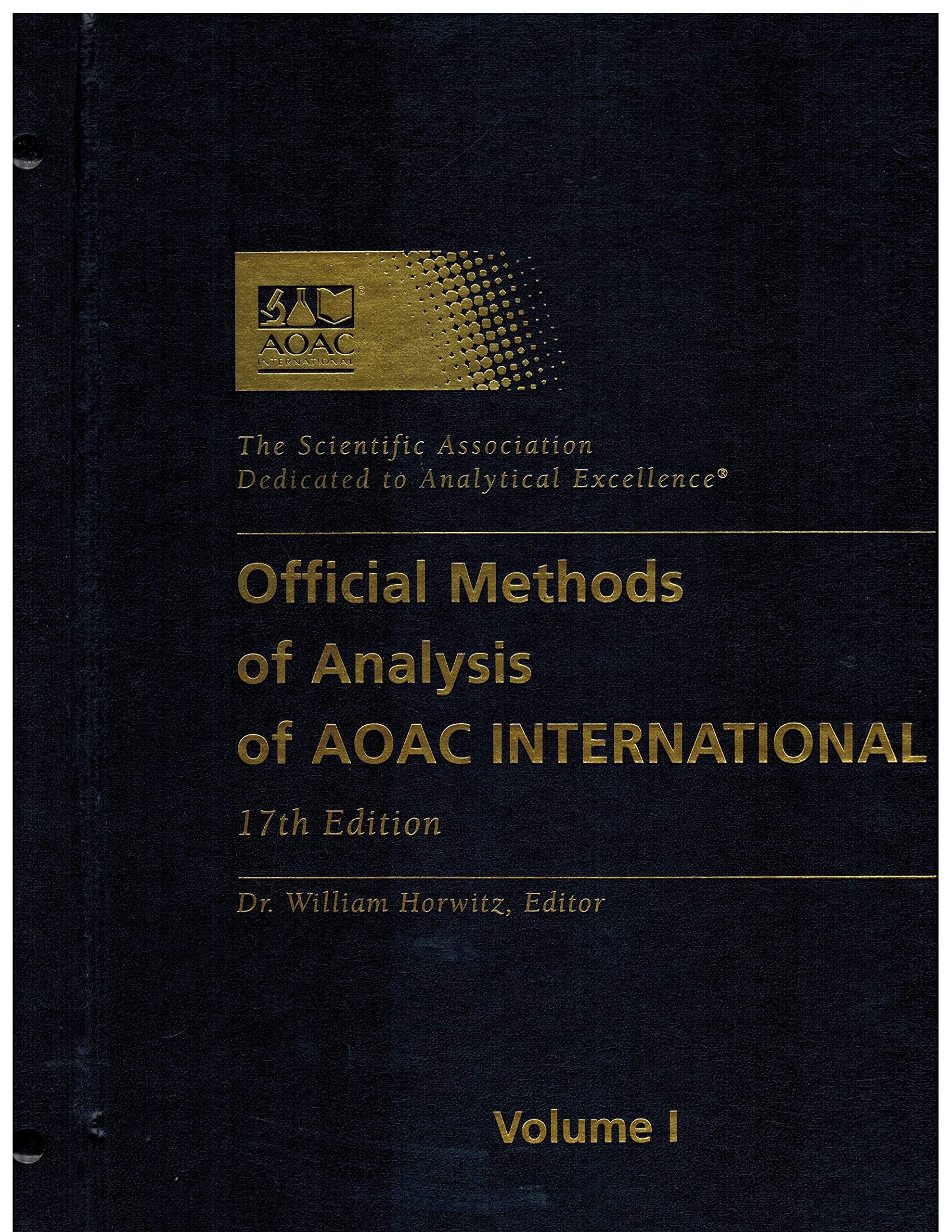 Official Methods of Analysis of Aoac International (OFFICIAL