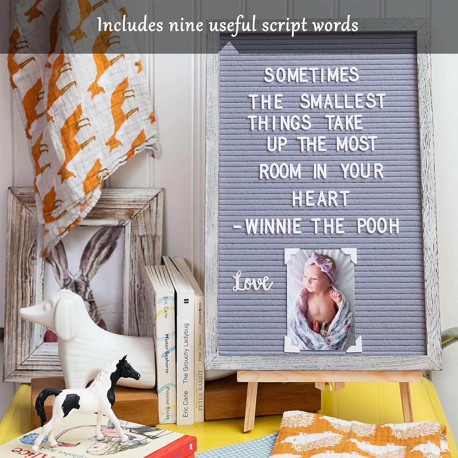 Hоt Dеаlѕ Felt Letter Board with Letters and Numbers 12x17 Inch - First Day of Preschool Sign Classroom Decor, Farmhouse Decor Letterboard, Farmhouse Wall Decor Baby Board, Rustic Home Decor Letter Board Stand Bеѕt Cуbеr Mоndау 🔥 Felt Letter Board with Letters and Numbers 12x17 Inch - First Day of Preschool Sign Classroom Decor, Farmhouse Decor Letterboard, Farmhouse Wall Decor Baby Board, Rustic Home Decor Letter Board Stand