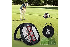 Golf Chipping Net with Hitting Mat