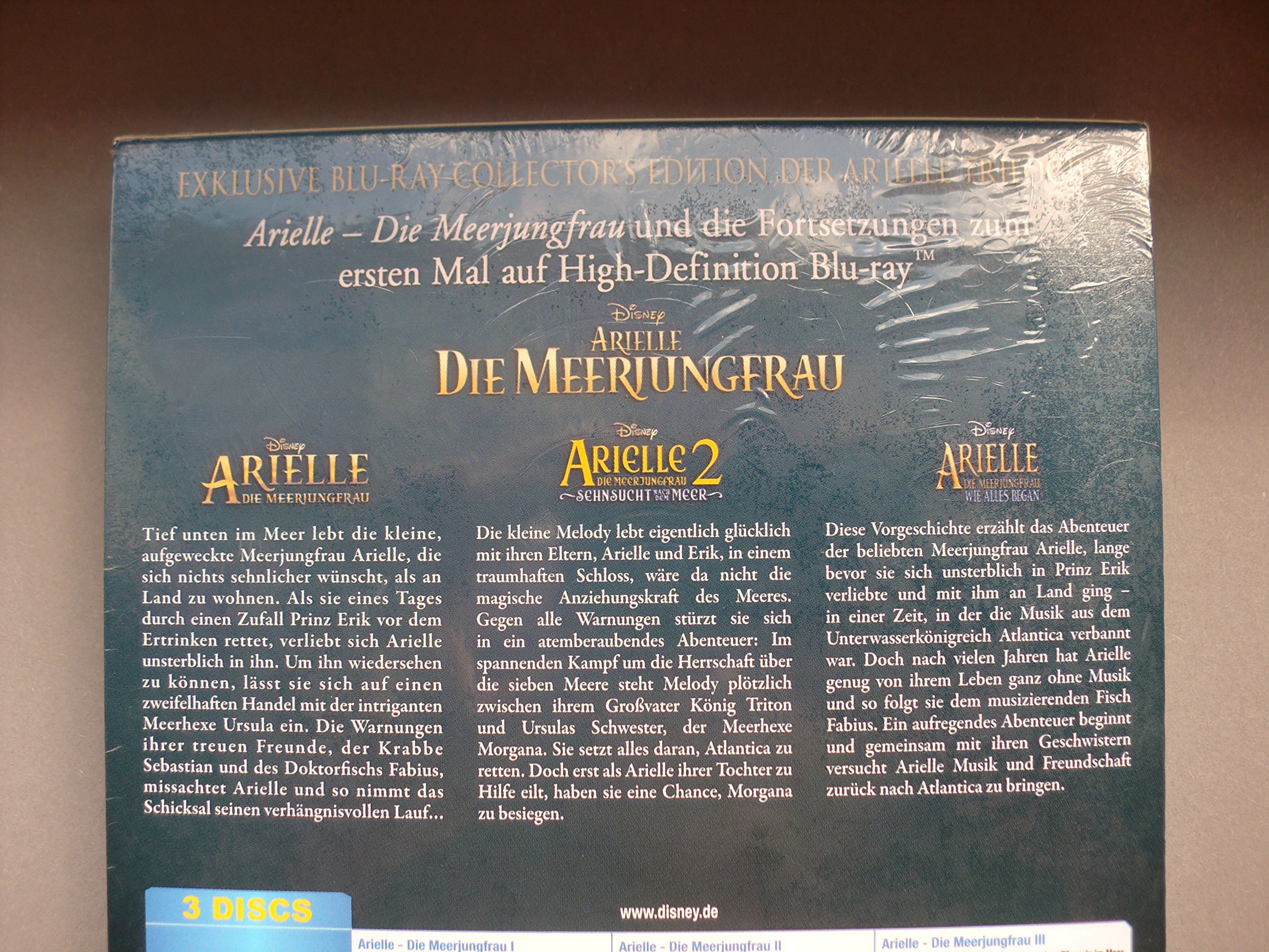 Arielle, die Meerjungfrau: Trilogie (Digibook) [Blu-ray] [Limited Collector's Edition] [Limited Edition]