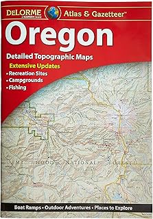 Garmin Delorme Atlas & Gazetteer Paper Maps- Oregon Atlas & Gazetteer (010-12657-00)