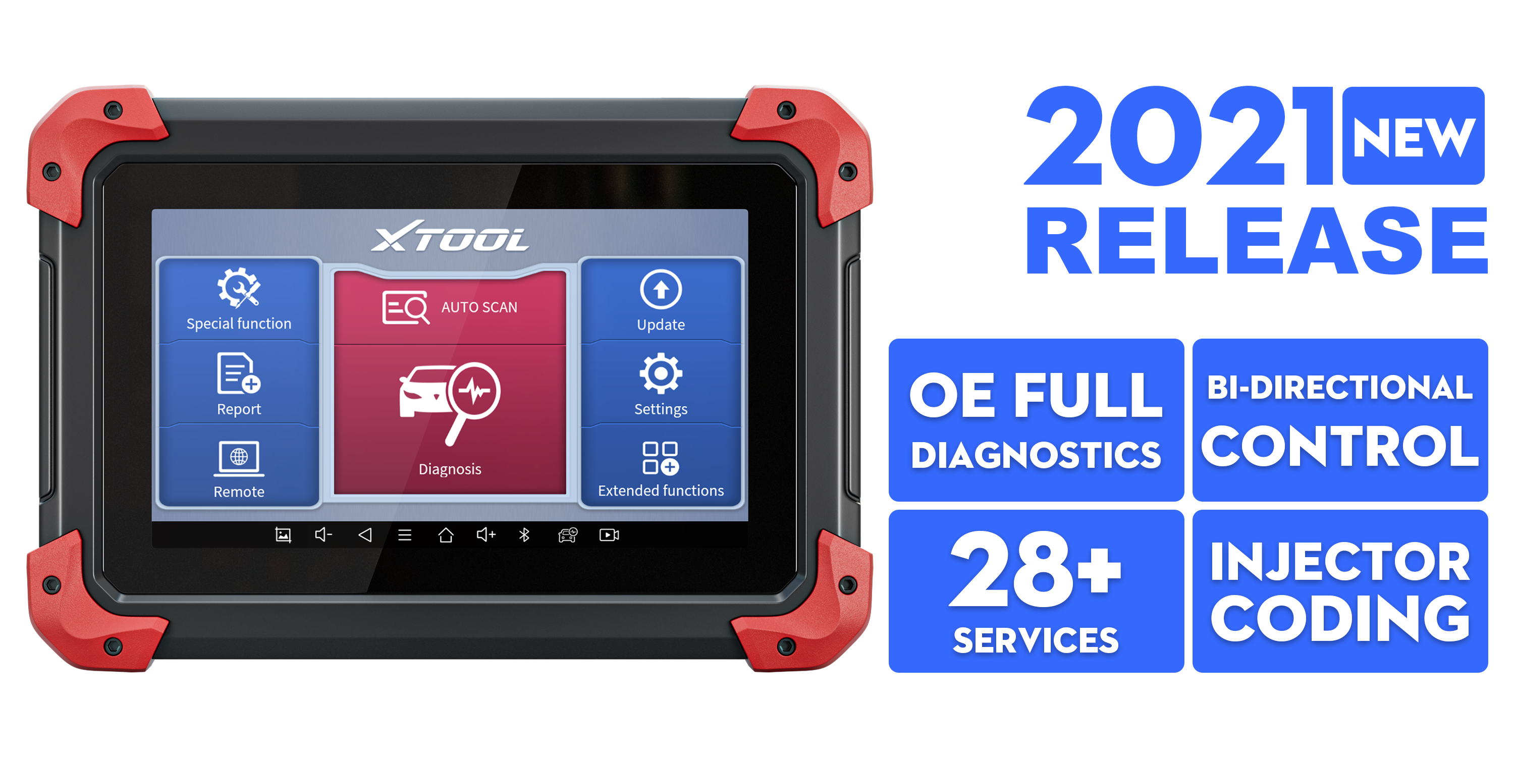 XTOOL D7 Automotive Diagnostic Tool with 3Year Updates (Value of 300
