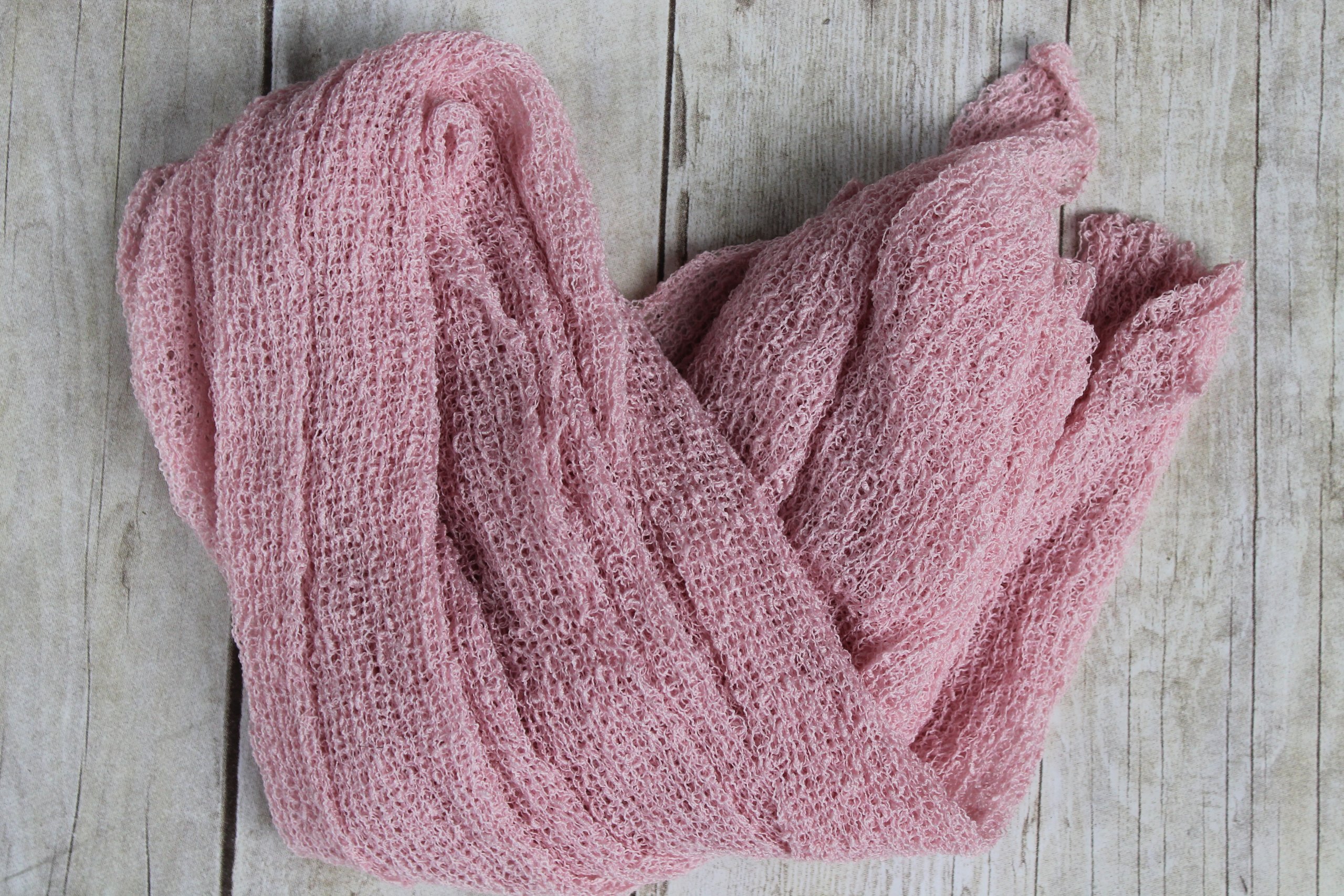Stretch Knit Wrap for Babies - Newborn and Maternity Photography Prop - Pastel Pink {43}