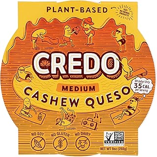 Credo Foods Medium Cashew Queso, 9 Oz