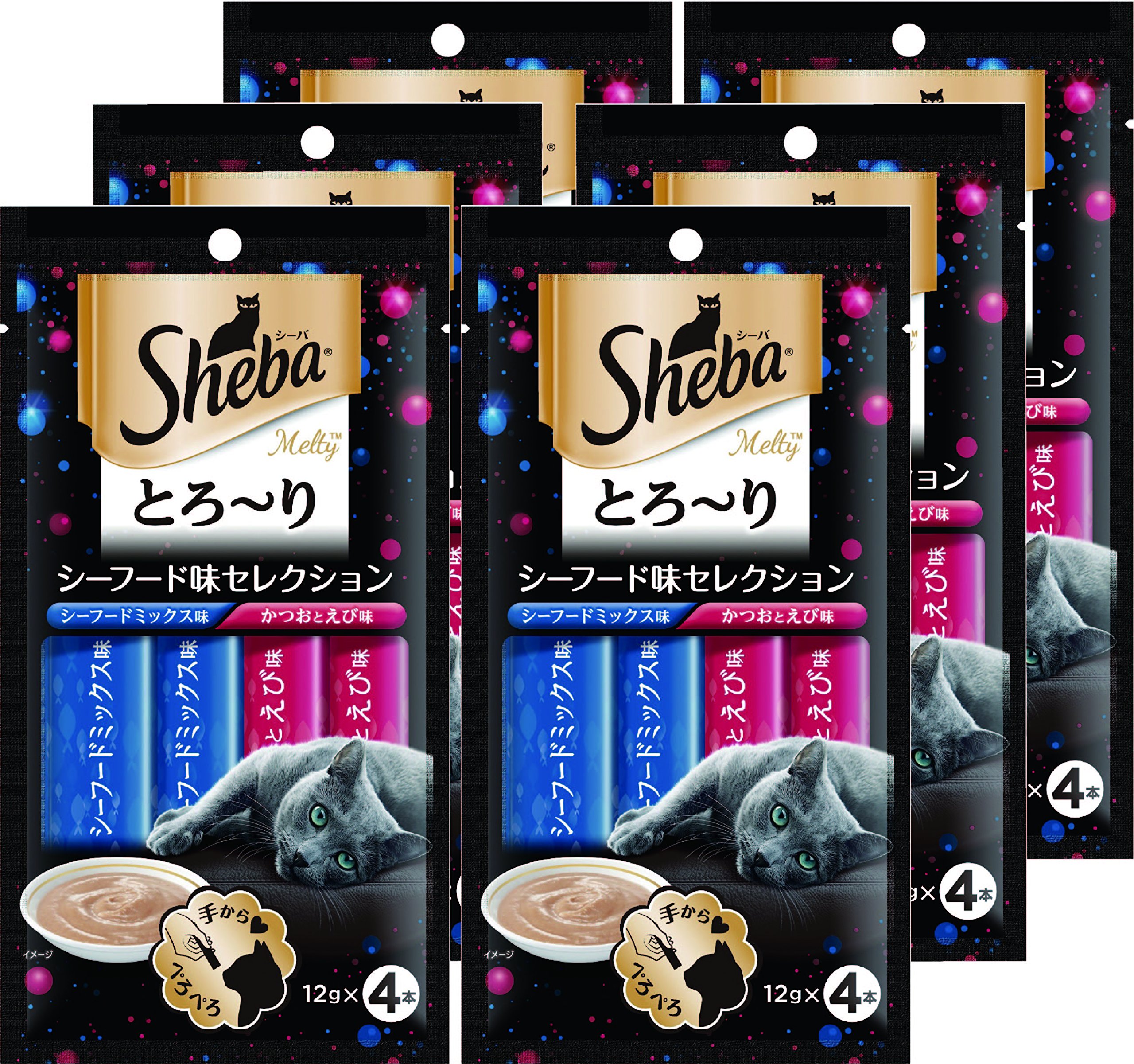 Amazon.co.jp: シーバ (Sheba) とろ~り メルティ シーフード味