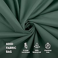 Vista 5 de ZOBER 600D Oxford Fabric Rolling Christmas Tree Storage Bag - Fits 7.5 Ft Artificial Trees - Waterproof Christmas Tree Bag For Storage Box For Xmas