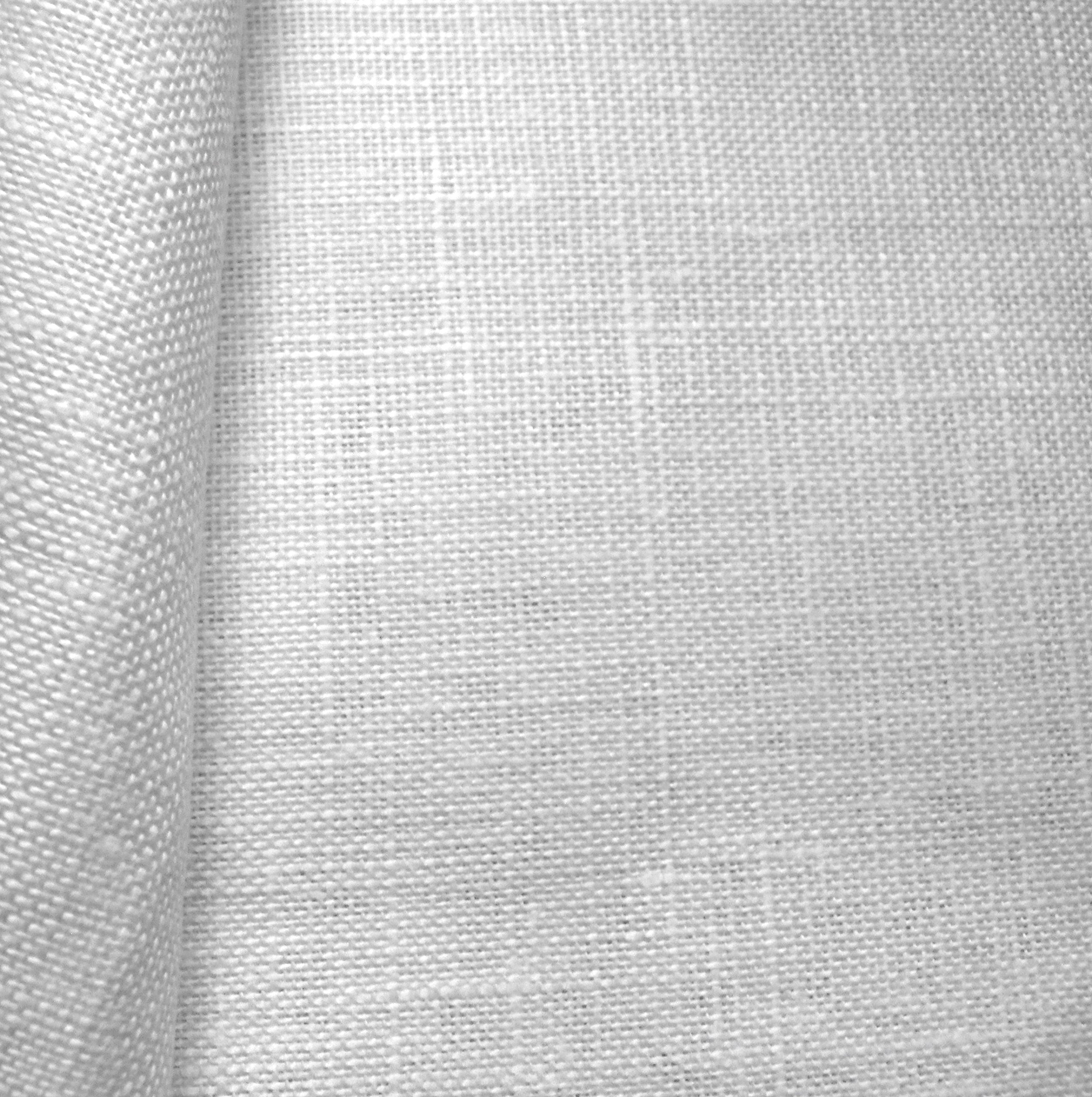 Cashel White 28 Count Linen 50 X 140 Cm Zweigart Fabric