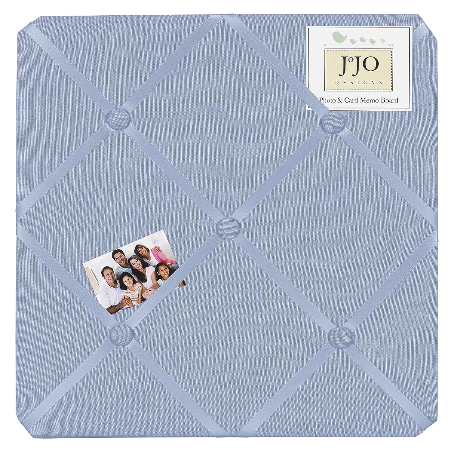 Sweet Jojo Designs Denim Fabric Memory/Memo Photo Bulletin