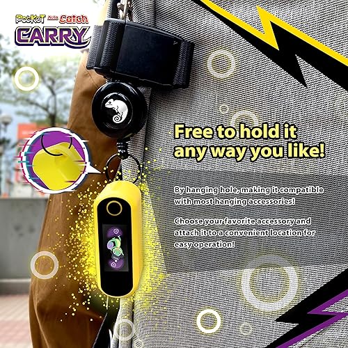 Miniatura 5 de Brook Pocket Auto Catch Carry - Dual Accounts Portable Version of Auto Catch Pocket Monsters, Auto Catcher, Go plus accessory (Pika Yellow)