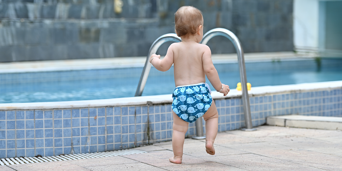 Swim Diapers Pack Large Baby/Toddler/Infant Snap Adjustable