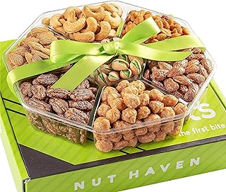 Valentines Day Nuts Gift Basket - Extra Large Assortment of Sweet & Roasted Salted Gourmet Nuts - Assorted Food Gift Box for Christmas, Thanksgiving, Fathers Day, Mothers Day, Family, Men & Women