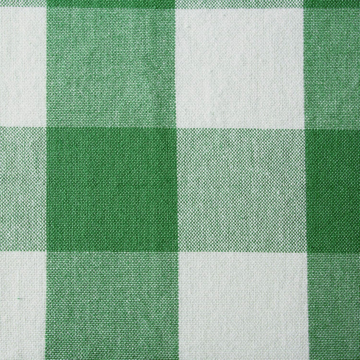 DII Buffalo Check Kitchen Collection, Classic Farmhouse Dishtowel Set, 20x30, Green & White, 3 Piece - Image 3