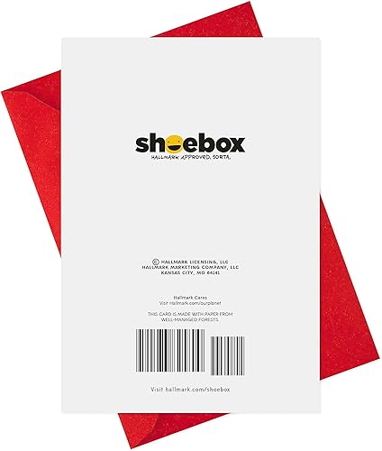 Miniatura 6 de Hallmark Shoebox - Tarjeta de Navidad divertida (T-Rex I Love You This Much) dinosaurio con sombrero de Papá Noel