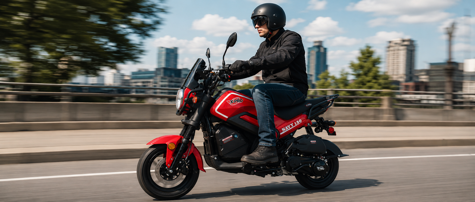 Amazon.com: X‑PRO Navy 150cc Automatic Motorcycle – CVT Moped with