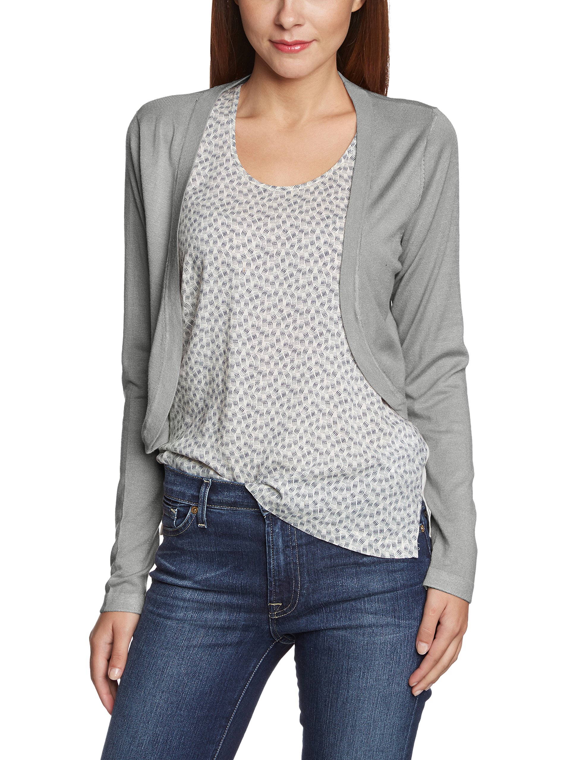 Kaffe Women's Astrid Bolero Shrug, Grey Mix, L