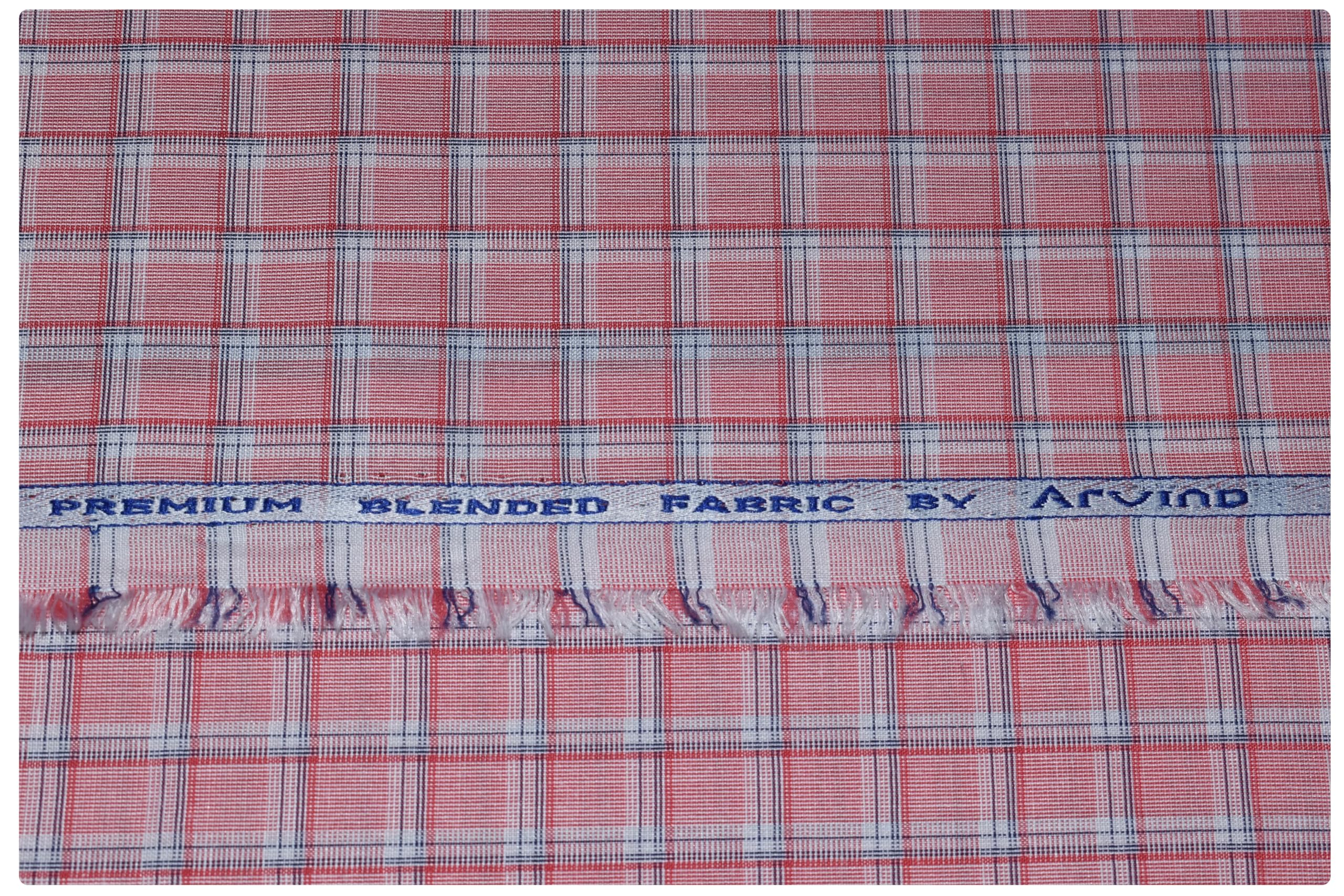 Men's Cotton Poly Blend Checkered Unstitched Shirt Fabric (TW97N1)-image-40