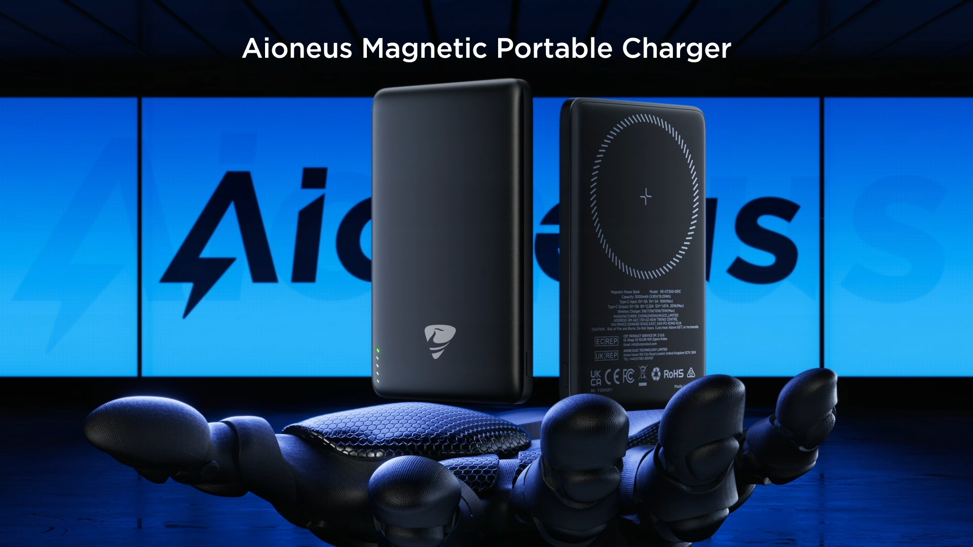 Amazon.com: Aioneus Magsafe Portable Charger, 5000mAh Magnetic