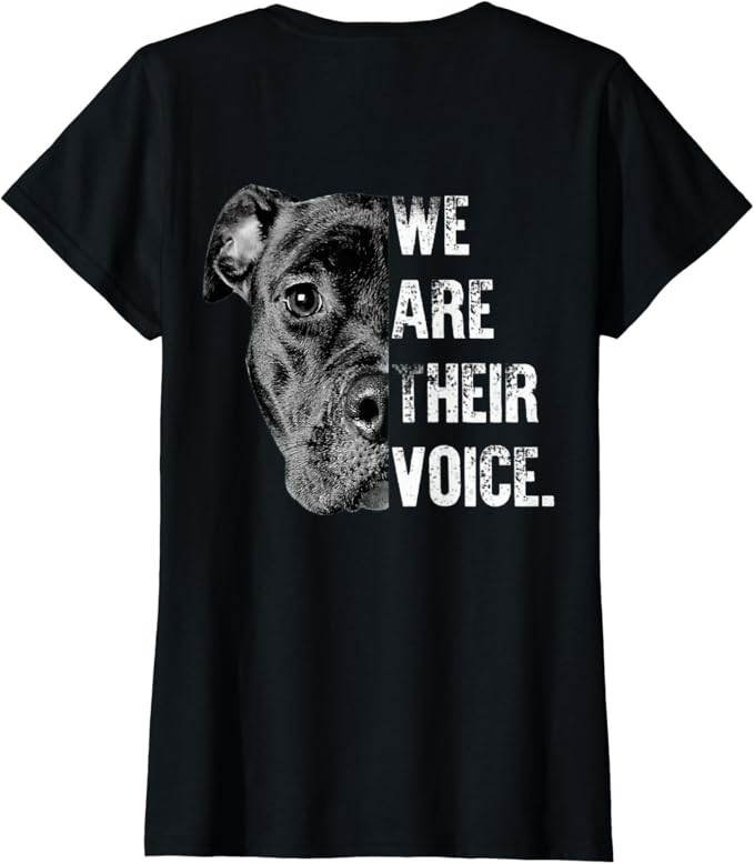 We are their voice pitbull shirt Clearance