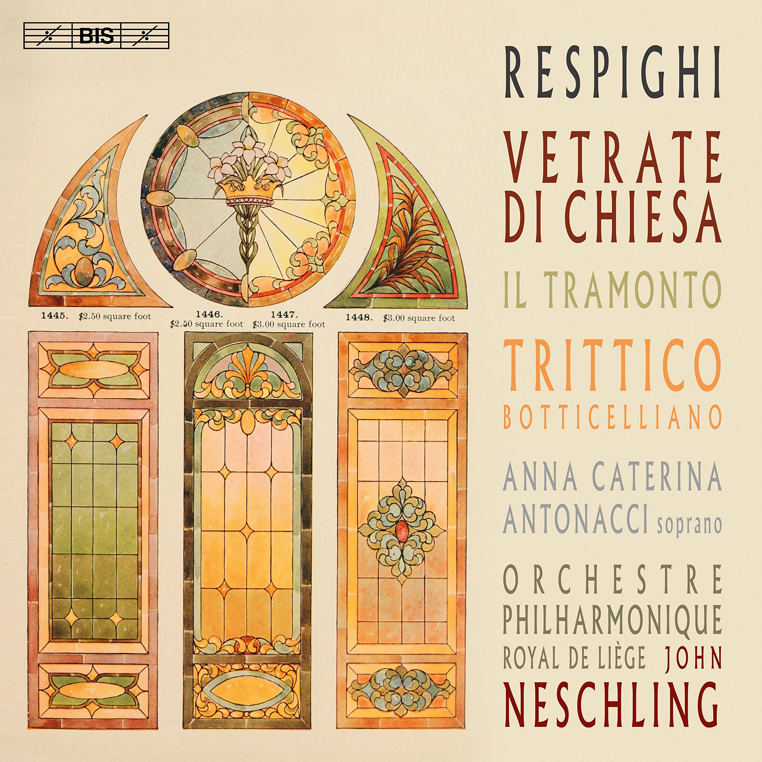 Ottorino Respighi: Vetrate di Chiesa, Il Tramonto, Trittico Botticelliano