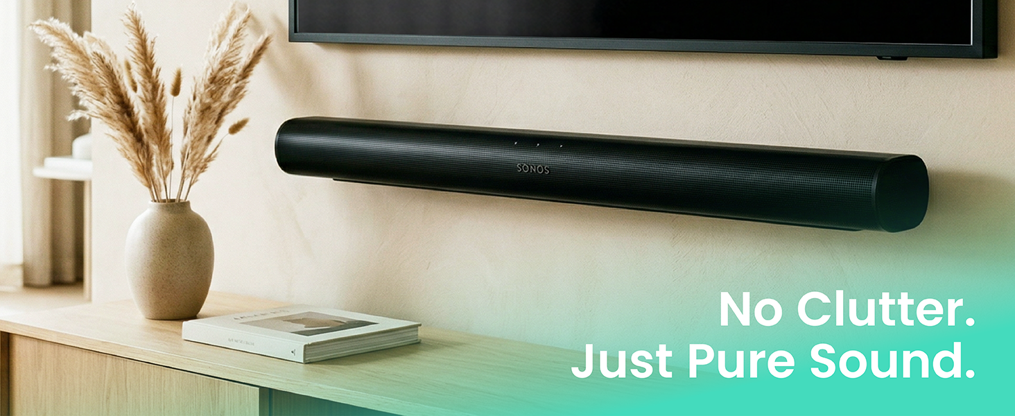 ynVISION.DESIGN Soundbar Wall Mount compatible with Sonos Arc
