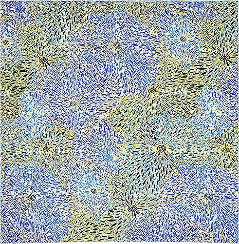 Miniatura 6 de Paquete de 5 piezas de tela de algodón para manualidades, parches cuadrados, 20 x 20 pulgadas (19.7 x 19.7 in), coloridos manteles de algodón estilo