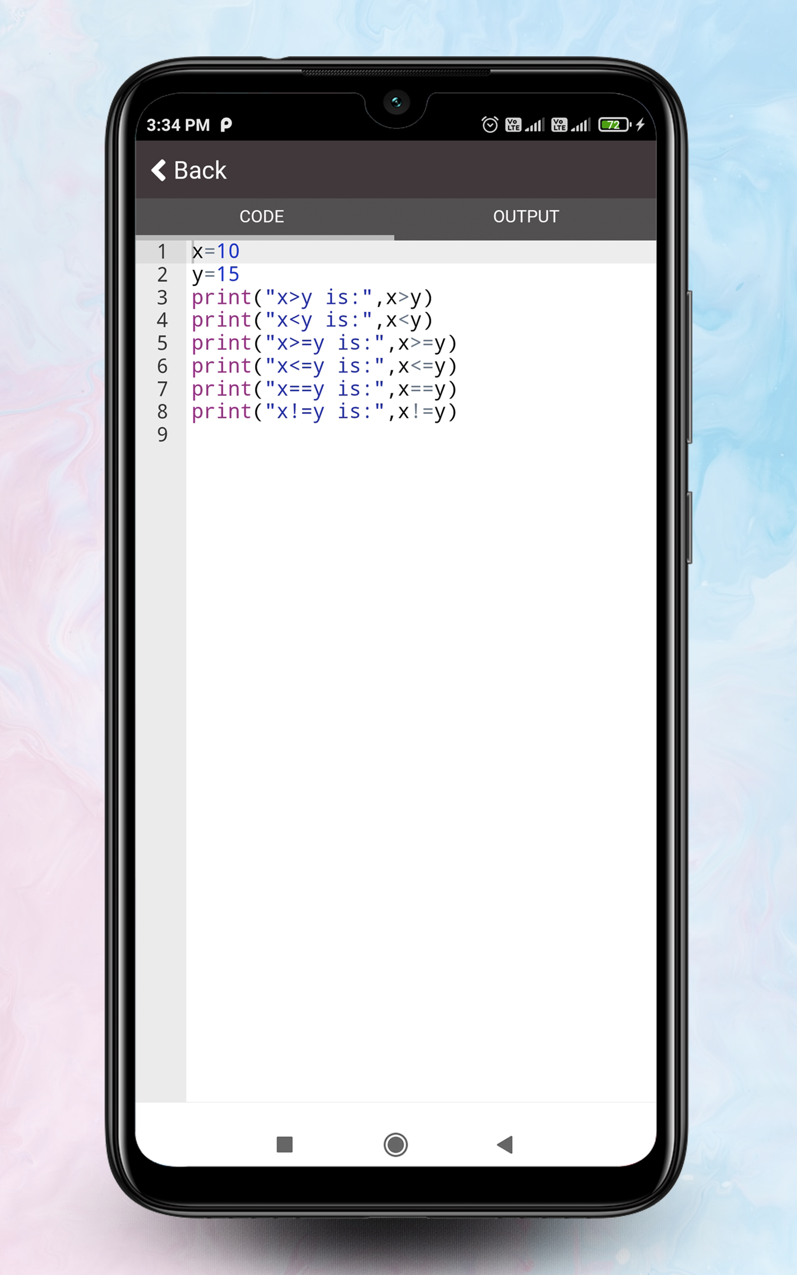 Python code play - App on Amazon Appstore