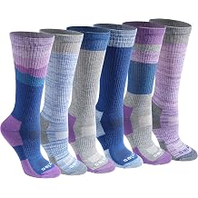 Dickies Womens Dri-Tech Fashion Moisture Control Crew Socks 6, 12 Pairs